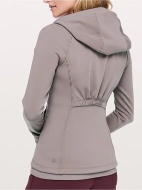 Lululemon Light Mauve Hooded Athletic Jacket size 6